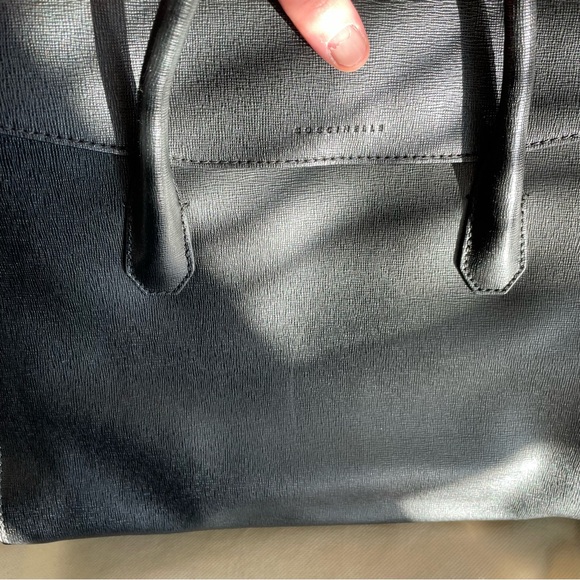 Coccinelle Black Leather Office Bag with laptop compartment - Picture 12 of 17